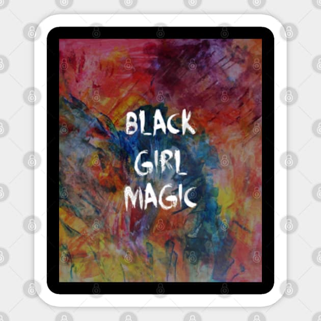 Black Girl Magic Sticker by amitsurti